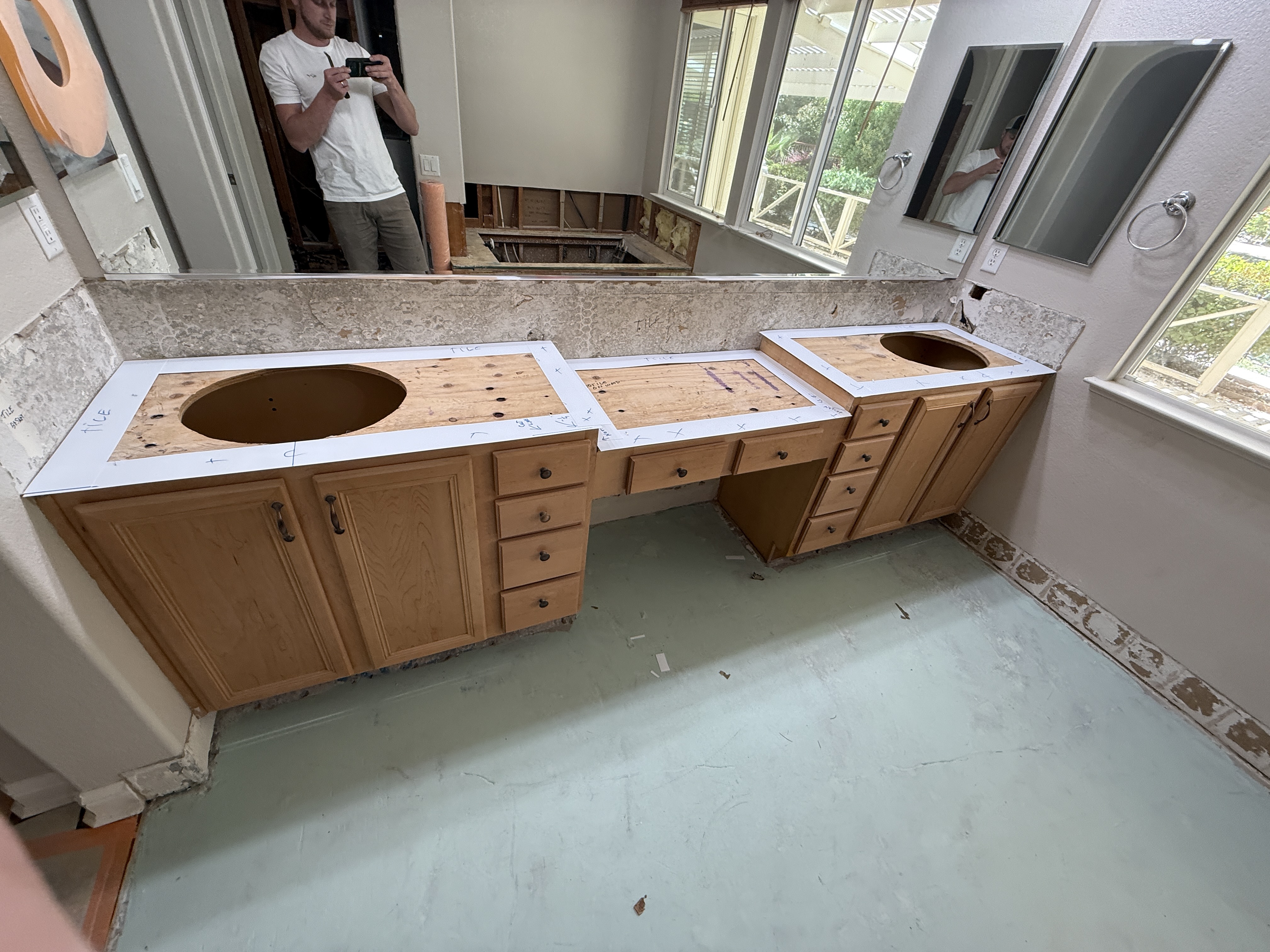 Before — Bathroom Countertop & Sink Upgrade